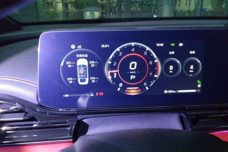 Used GAC Trumpchi EMPOW 2021 270T DCT J16 Version Instrument Cluster