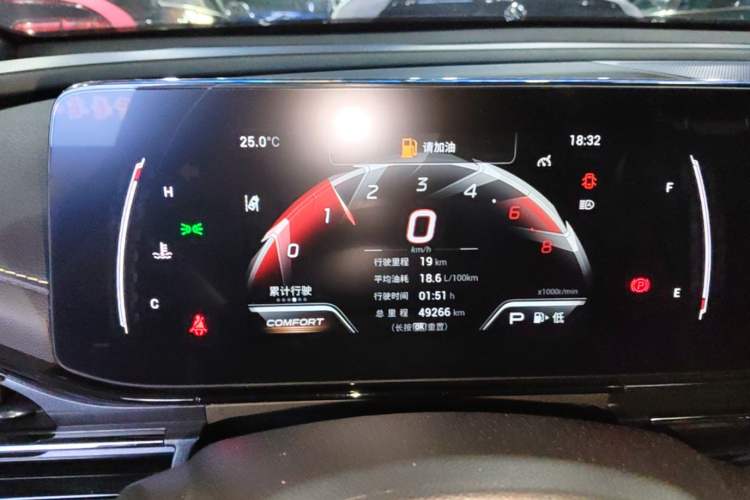 Used GAC Trumpchi EMPOW 2021 270T DCT J15 Version Instrument Cluster