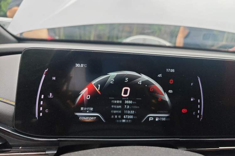 Used GAC Trumpchi EMPOW 2021 270T DCT J15 Version Instrument Cluster