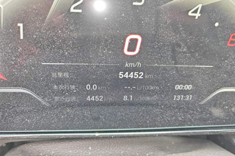 Used GAC Trumpchi EMPOW 2021 270T DCT J16 Version Odometer Close Up