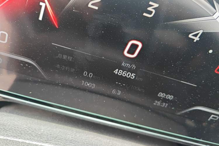 Used GAC Trumpchi EMPOW 2021 270T DCT J16 Version Odometer Close Up