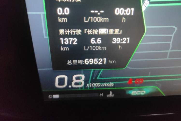 Used GAC Trumpchi EMPOW 2021 270T DCT J16 Version Odometer Close Up