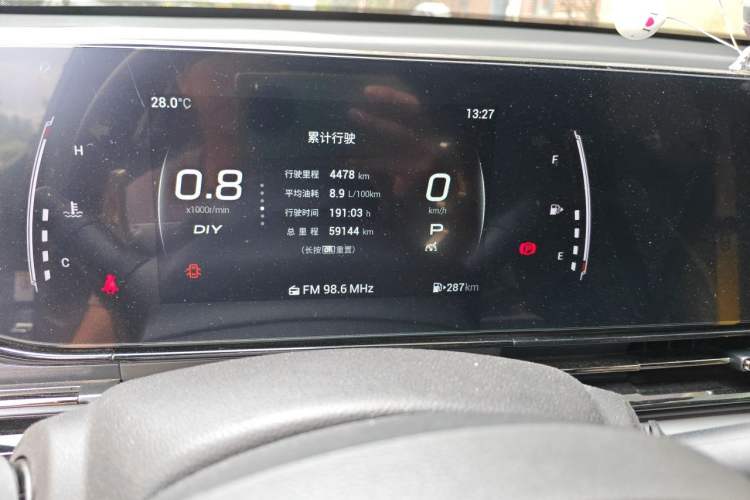Used GAC Trumpchi EMPOW 2021 270T DCT J15 Version Odometer Close Up