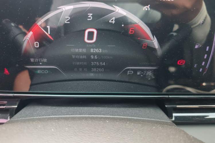 Used GAC Trumpchi EMPOW 2021 270T DCT J15 Version Odometer Close Up