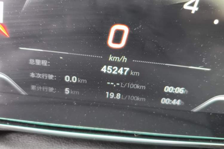 Used GAC Trumpchi EMPOW 2021 270T DCT J16 Version Odometer Close Up
