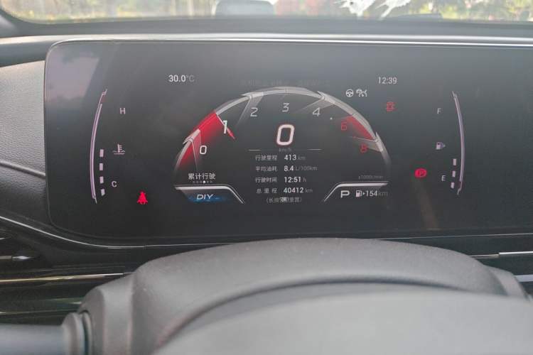 Used GAC Trumpchi EMPOW 2021 270T DCT J15 Version Odometer Close Up