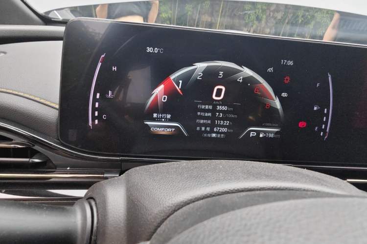 Used GAC Trumpchi EMPOW 2021 270T DCT J15 Version Odometer Close Up