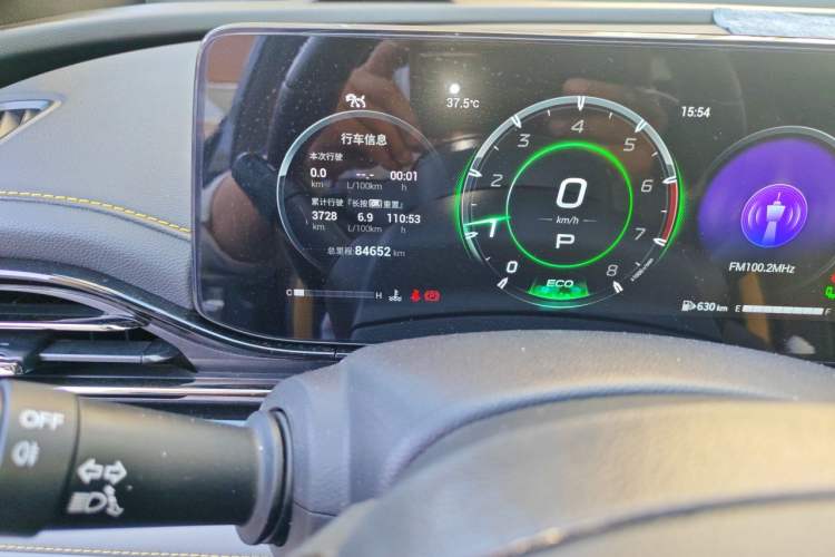 Used GAC Trumpchi EMPOW 2021 270T DCT J16 Version Odometer Close Up