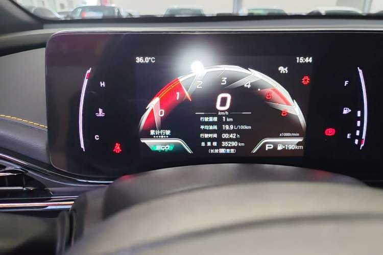 Used GAC Trumpchi EMPOW 2021 270T DCT J15 Version Instrument Cluster