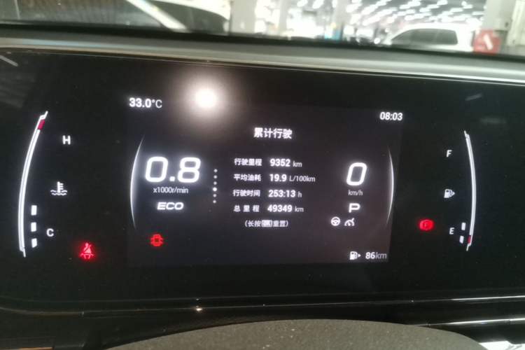 Used GAC Trumpchi EMPOW 2021 270T DCT J15 Version Instrument Cluster