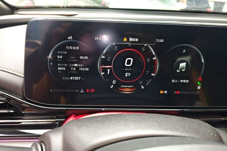 Used GAC Trumpchi EMPOW 2021 270T DCT J16 Version Instrument Cluster