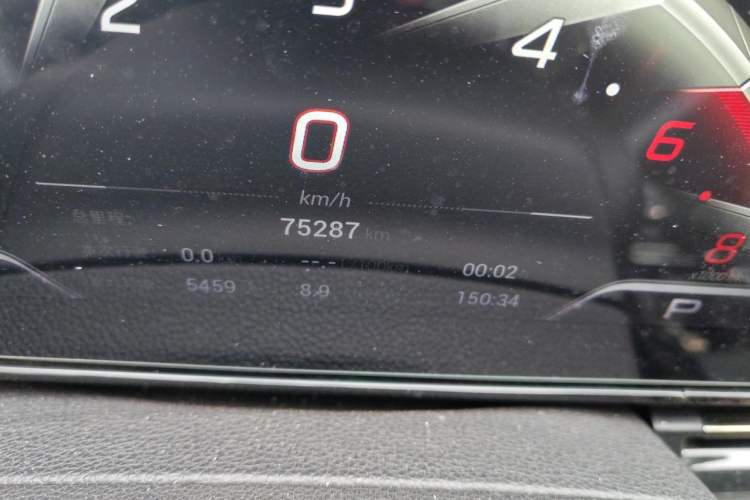 Used GAC Trumpchi EMPOW 2021 270T DCT J16 Version Odometer Close Up