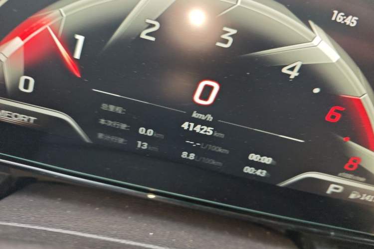 Used GAC Trumpchi EMPOW 2021 270T DCT J16 Version Odometer Close Up