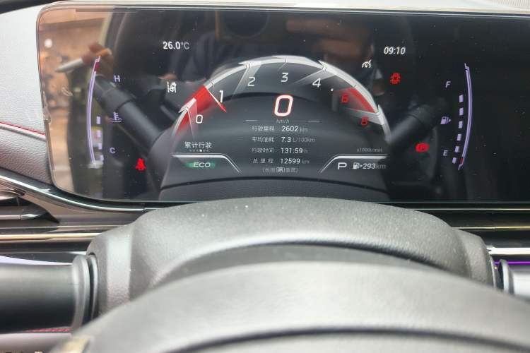 Used GAC Trumpchi EMPOW 2021 270T DCT J15 Version Odometer Close Up