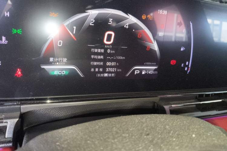 Used GAC Trumpchi EMPOW 2021 270T DCT J15 Version Odometer Close Up