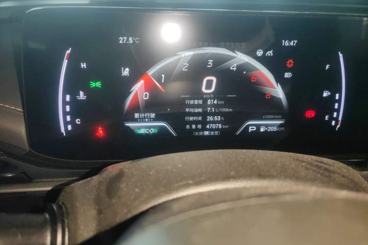 Used GAC Trumpchi EMPOW 2021 270T DCT J11 Version Odometer Close Up
