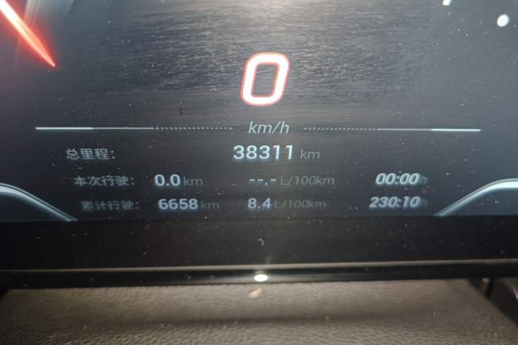 Used GAC Trumpchi EMPOW 2021 270T DCT J16 Version Odometer Close Up