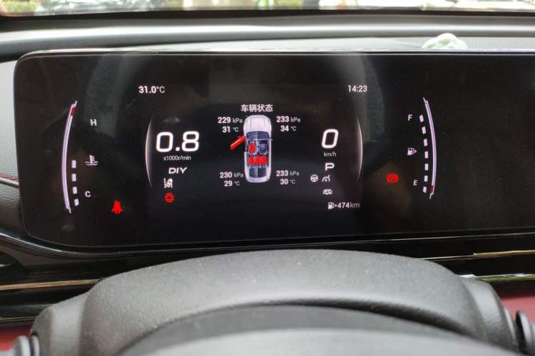 Used GAC Trumpchi EMPOW 2021 270T DCT J15 Version Instrument Cluster