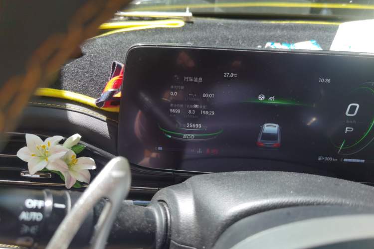 Used GAC Trumpchi EMPOW 2021 270T DCT J16 Version Odometer Close Up