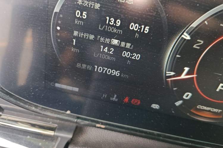 Used GAC Trumpchi EMPOW 2021 270T DCT J16 Version Odometer Close Up