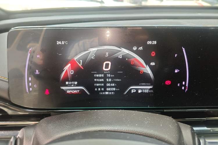 Used GAC Trumpchi EMPOW 2021 270T DCT J15 Version Instrument Cluster