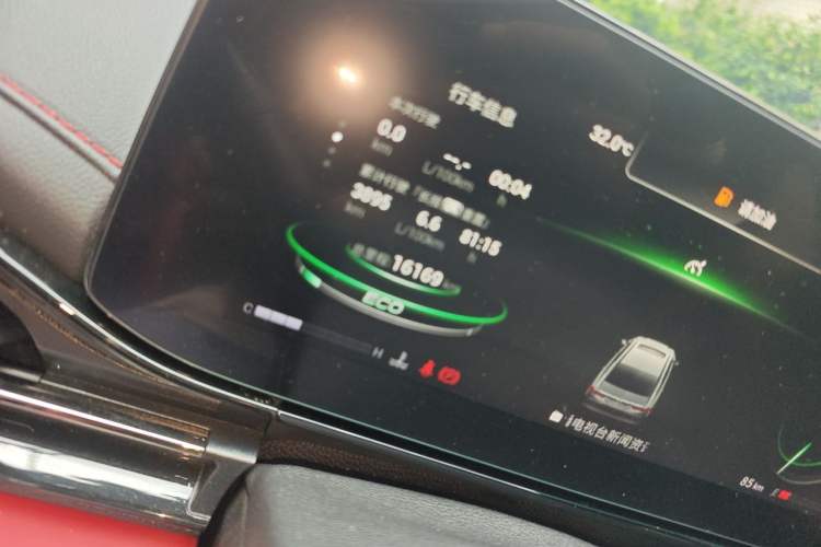 Used GAC Trumpchi EMPOW 2021 270T DCT J16 Version Odometer Close Up