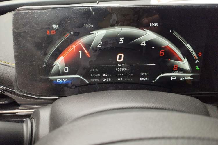 Used GAC Trumpchi EMPOW 2021 270T DCT J16 Version Odometer Close Up