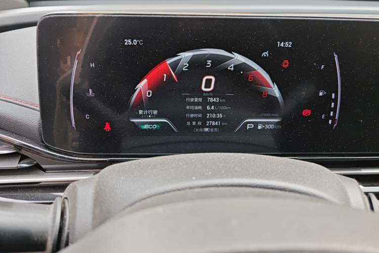 Used GAC Trumpchi EMPOW 2021 270T DCT J11 Version Odometer Close Up