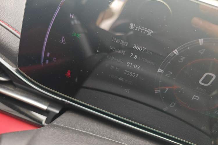 Used GAC Trumpchi EMPOW 2021 270T DCT J11 Version Odometer Close Up