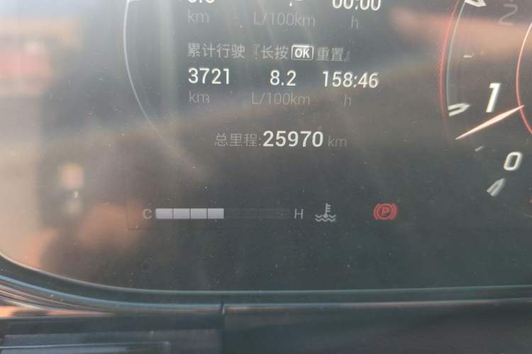 Used GAC Trumpchi EMPOW 2022 270T DCT J16 Galaxy Fighter Edition Odometer Close Up