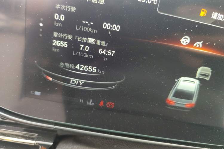 Used GAC Trumpchi EMPOW 2022 270T DCT J16 R-Style Track Edition Odometer Close Up