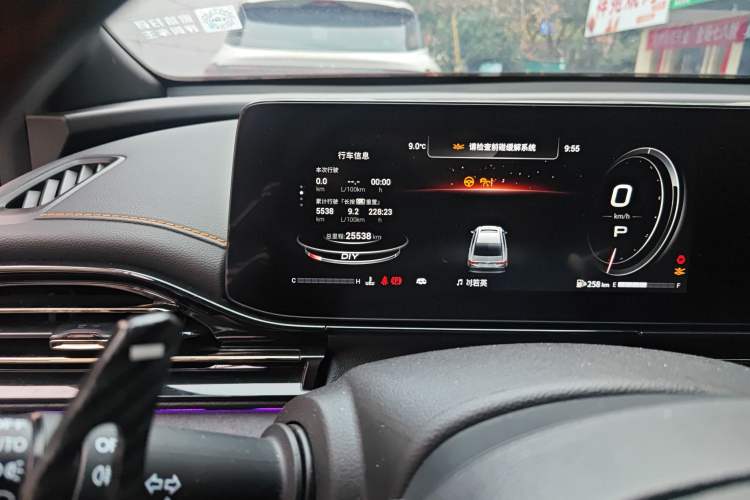 Used GAC Trumpchi EMPOW 2022 270T DCT J16 R-Style Track Edition Odometer Close Up