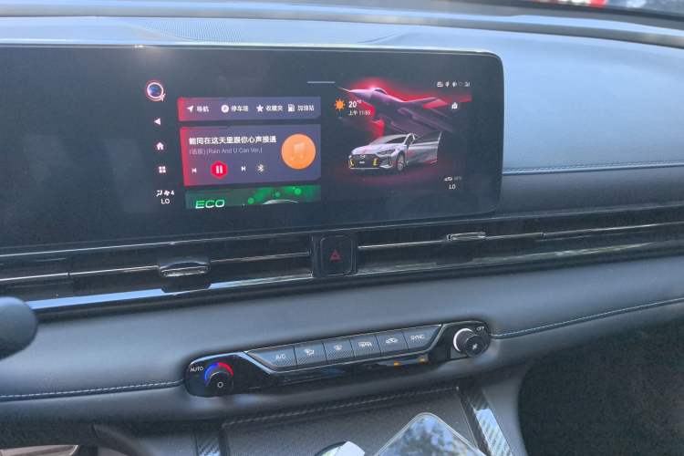 Used GAC Trumpchi EMPOW 2022 270T DCT J16 Galaxy Fighter Edition Audio And AC Panel