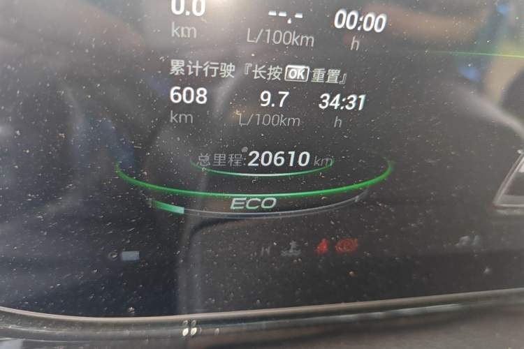 Used GAC Trumpchi EMPOW 2022 270T DCT J16 Galaxy Fighter Edition Odometer Close Up