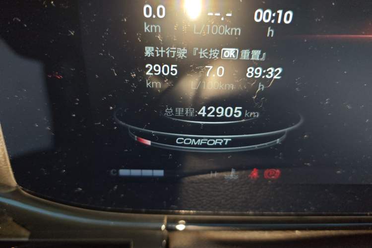 Used GAC Trumpchi EMPOW 2022 270T DCT J16 Galaxy Fighter Edition Odometer Close Up