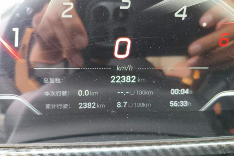 Used GAC Trumpchi EMPOW 2022 270T DCT J16 R-Style Track Edition Odometer Close Up