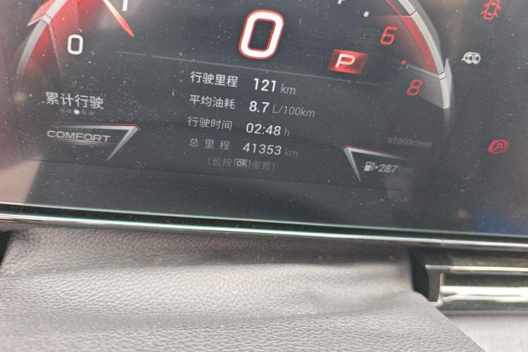 Used GAC Trumpchi EMPOW 2023 400T Automatic R PRO Odometer Close Up