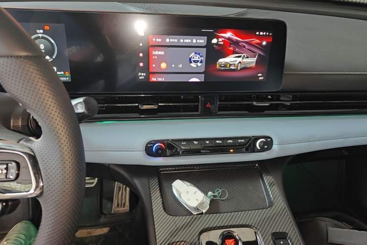 Used GAC Trumpchi EMPOW 2023 Shadow Leopard H Smart Hybrid Edition Audio And AC Panel