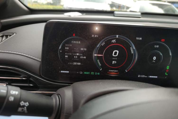 Used GAC Trumpchi EMPOW 2023 Shadow Leopard H Smart Hybrid Edition Odometer Close Up