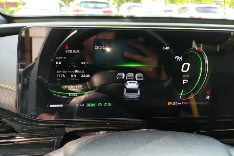 Used GAC Trumpchi EMPOW 2023 Shadow Leopard H Smart Hybrid Edition Odometer Close Up