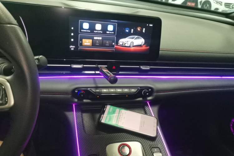 Used GAC Trumpchi EMPOW 2023 Shadow Leopard H High-Energy Hybrid Edition Audio And AC Panel