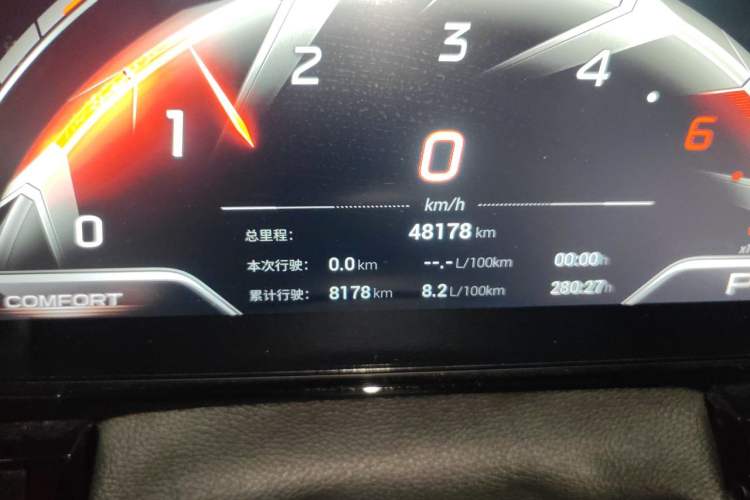 Used GAC Trumpchi EMPOW 2023 270T DCT J16 Version Odometer Close Up