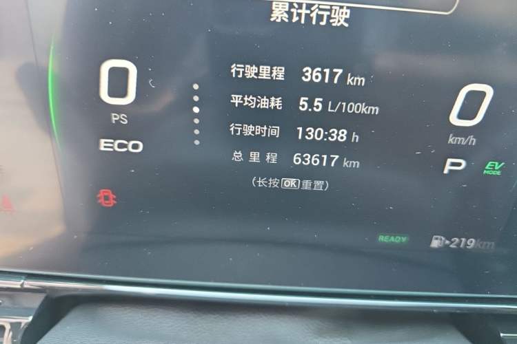 Used GAC Trumpchi EMPOW 2023 Shadow Leopard H High-Energy Hybrid Edition Odometer Close Up