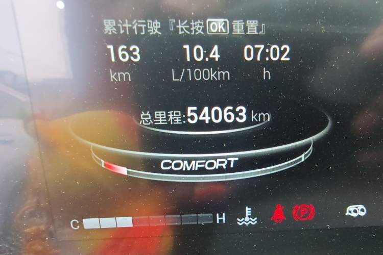 Used GAC Trumpchi EMPOW 2023 270T DCT J16 Galaxy Fighter Edition Odometer Close Up
