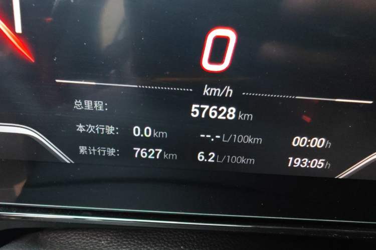 Used GAC Trumpchi EMPOW 2023 270T DCT J16 Version Odometer Close Up