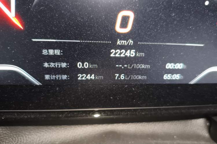 Used GAC Trumpchi EMPOW 2023 270T DCT J16 Version Odometer Close Up