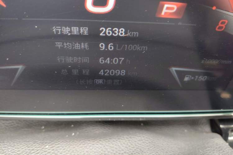 Used GAC Trumpchi EMPOW 2023 400T Automatic R PRO Odometer Close Up
