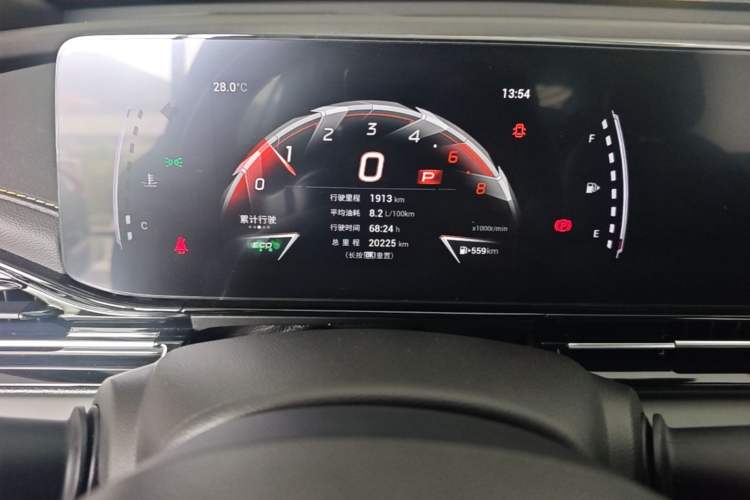 Used GAC Trumpchi EMPOW 2023 270T DCT J11 Version Odometer Close Up