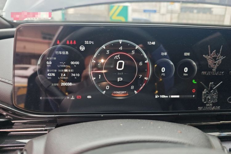 Used GAC Trumpchi EMPOW 2024 400T Automatic Yingbao R MAX Edition Instrument Cluster