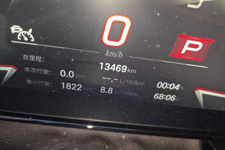 Used GAC Trumpchi EMPOW 2024 270T DCT Yingbao R-Style Edition Odometer Close Up